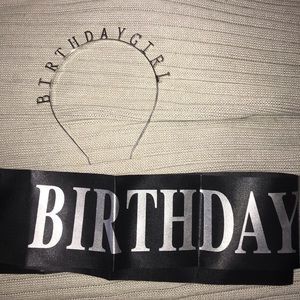 COPY - Birthday girl sash and crown.